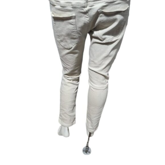 Spark Ivory Men's Stretch Skinny Jeans Premium Denim Studio Collection 34/30 - Picture 5 of 9